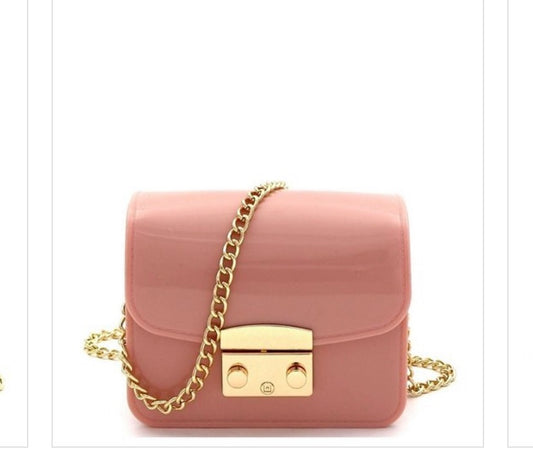 Solid Glossed Crossbody #1