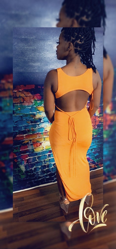 Perfectly Orange Dress