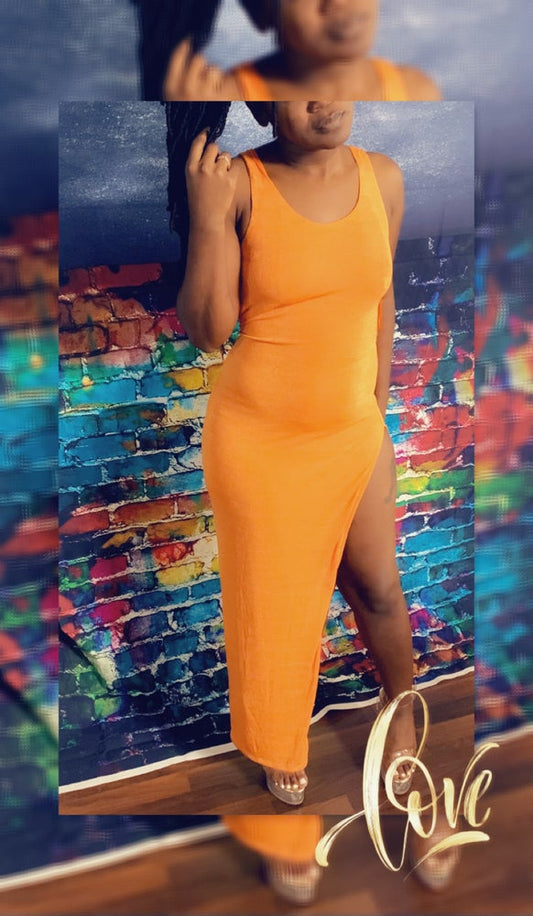 Perfectly Orange Dress
