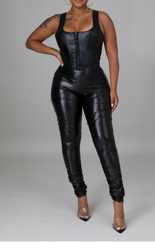 Two Piece me in LEATHER!