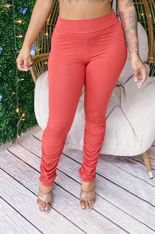 Stacked High Waist Pants